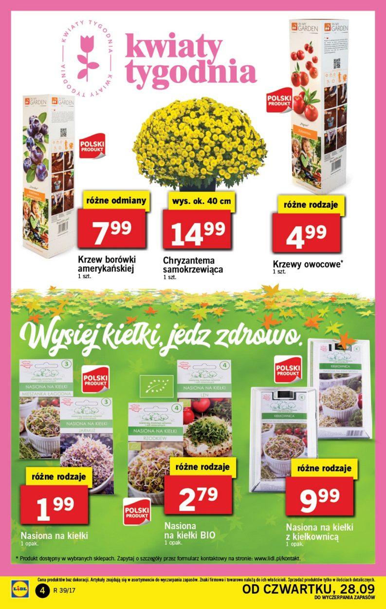 Gazetka promocyjna Lidl do 01/10/2017 str.4