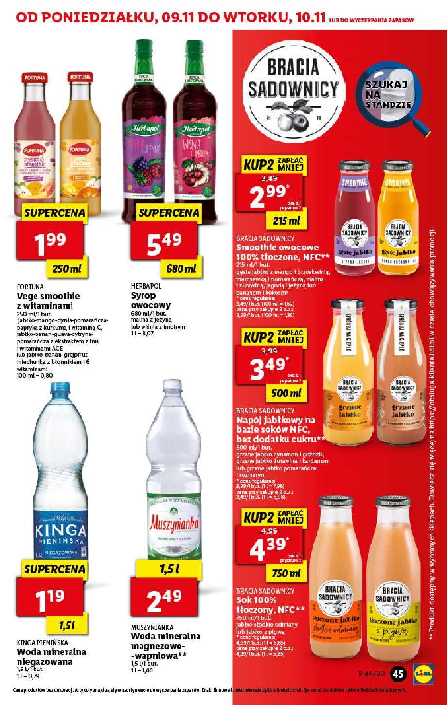 Gazetka promocyjna Lidl do 14/11/2020 str.45