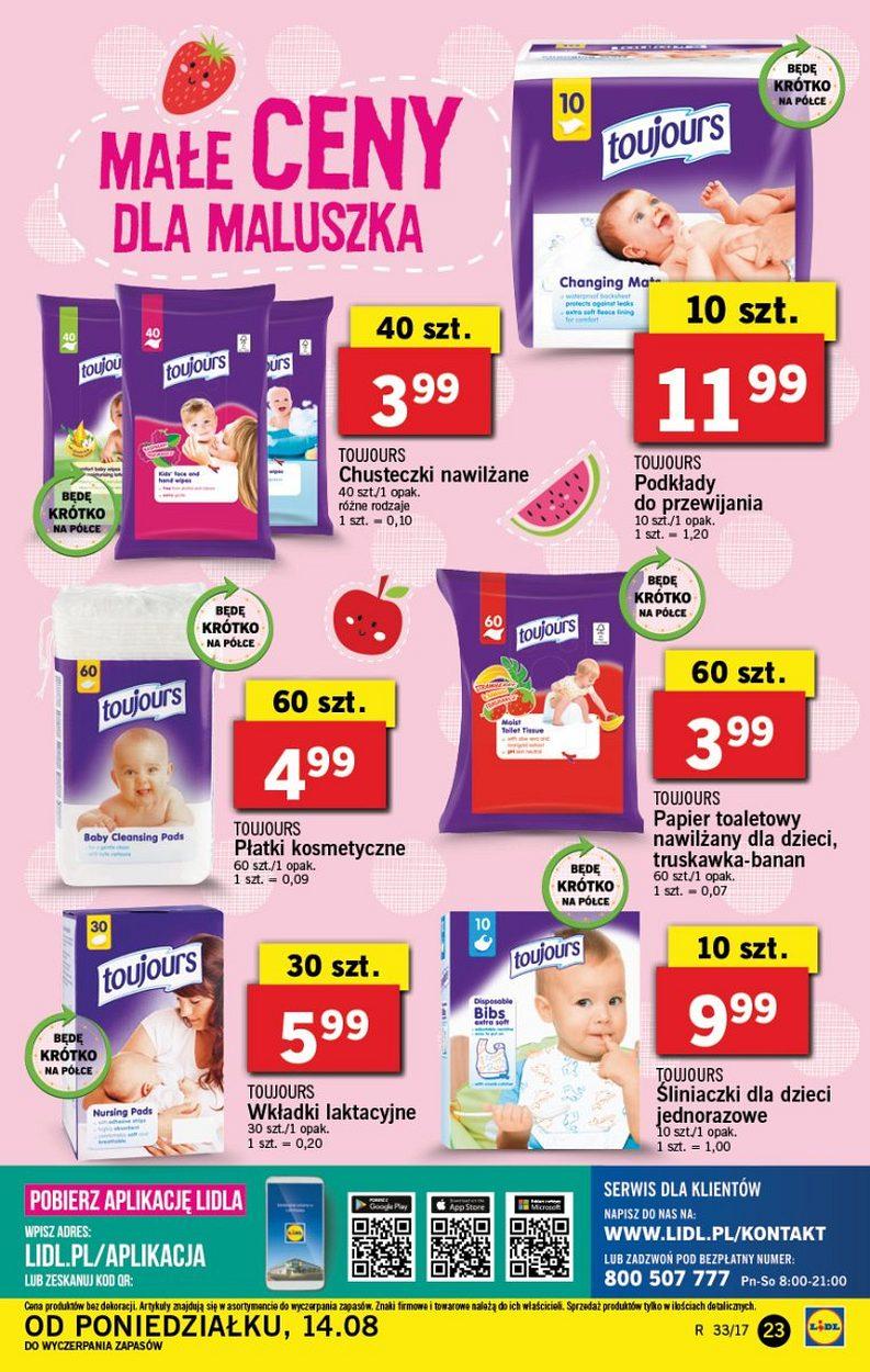 Gazetka promocyjna Lidl do 16/08/2017 str.23