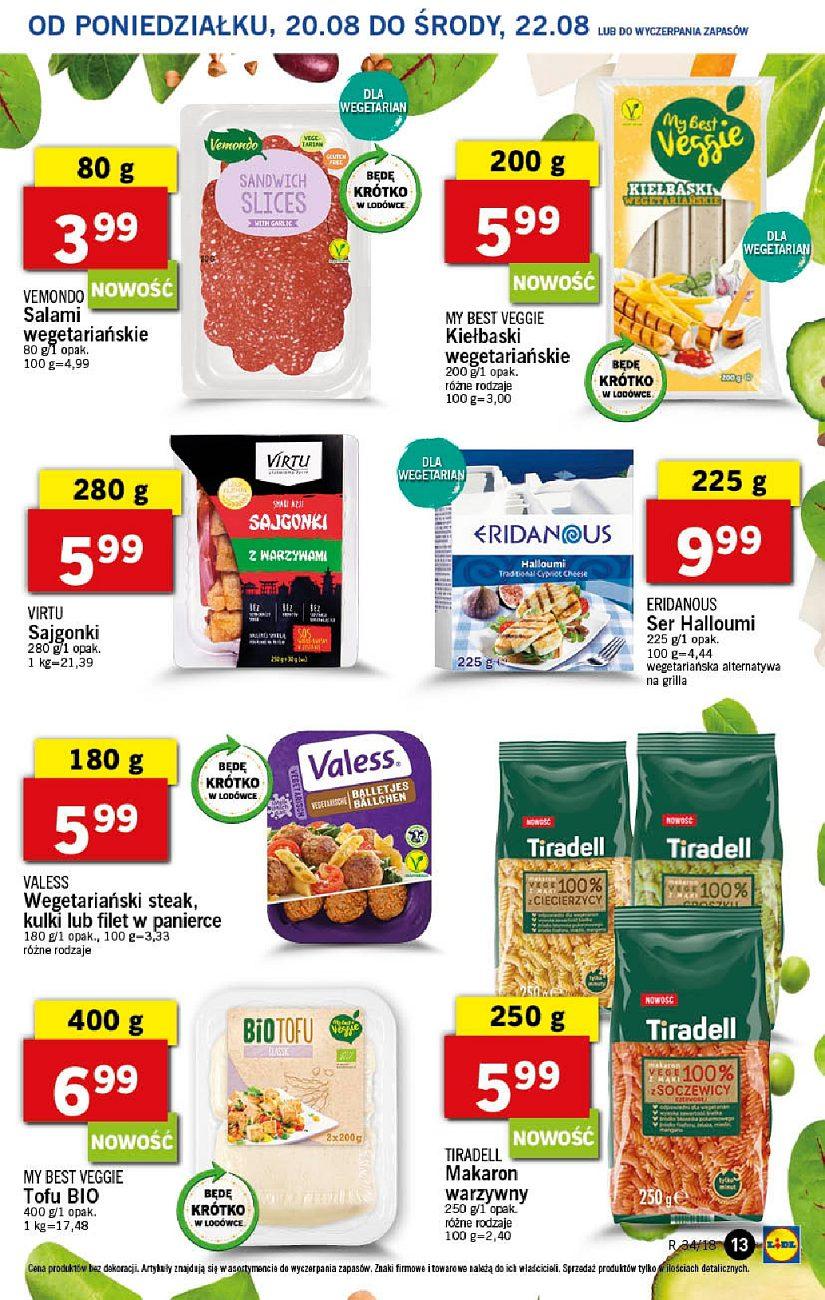 Gazetka promocyjna Lidl do 22/08/2018 str.13