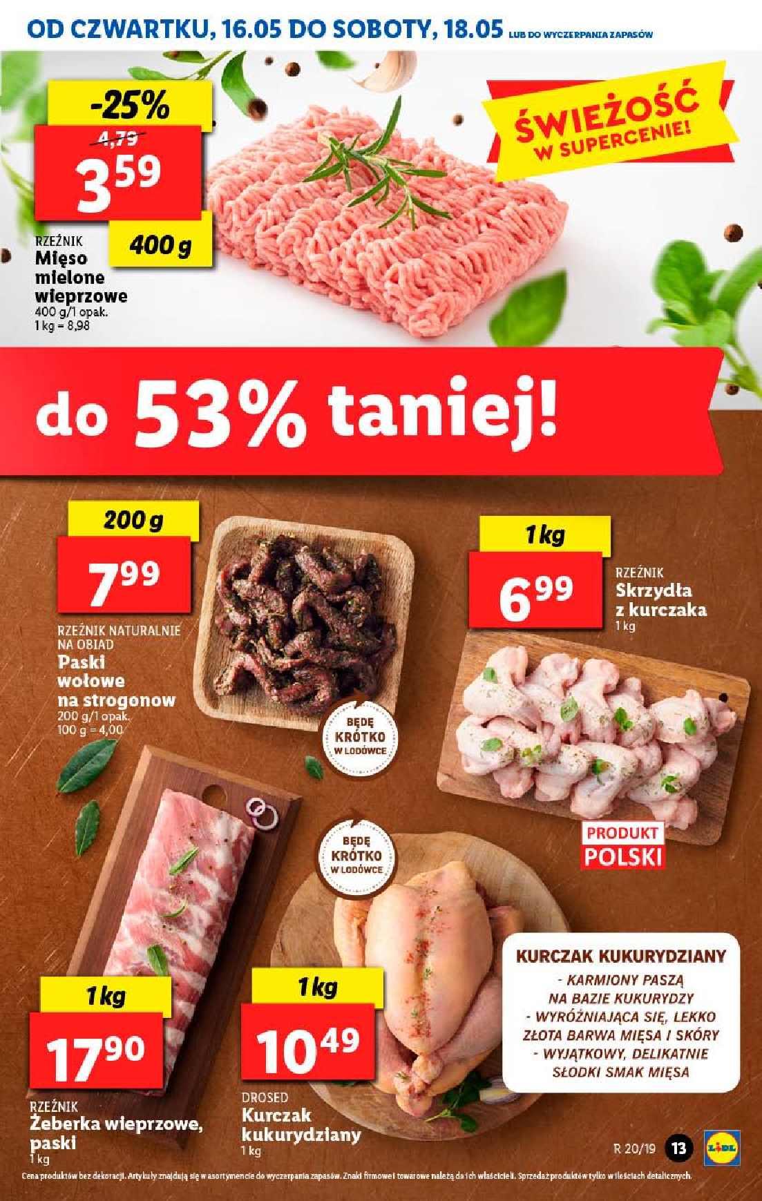 Gazetka promocyjna Lidl do 19/05/2019 str.13