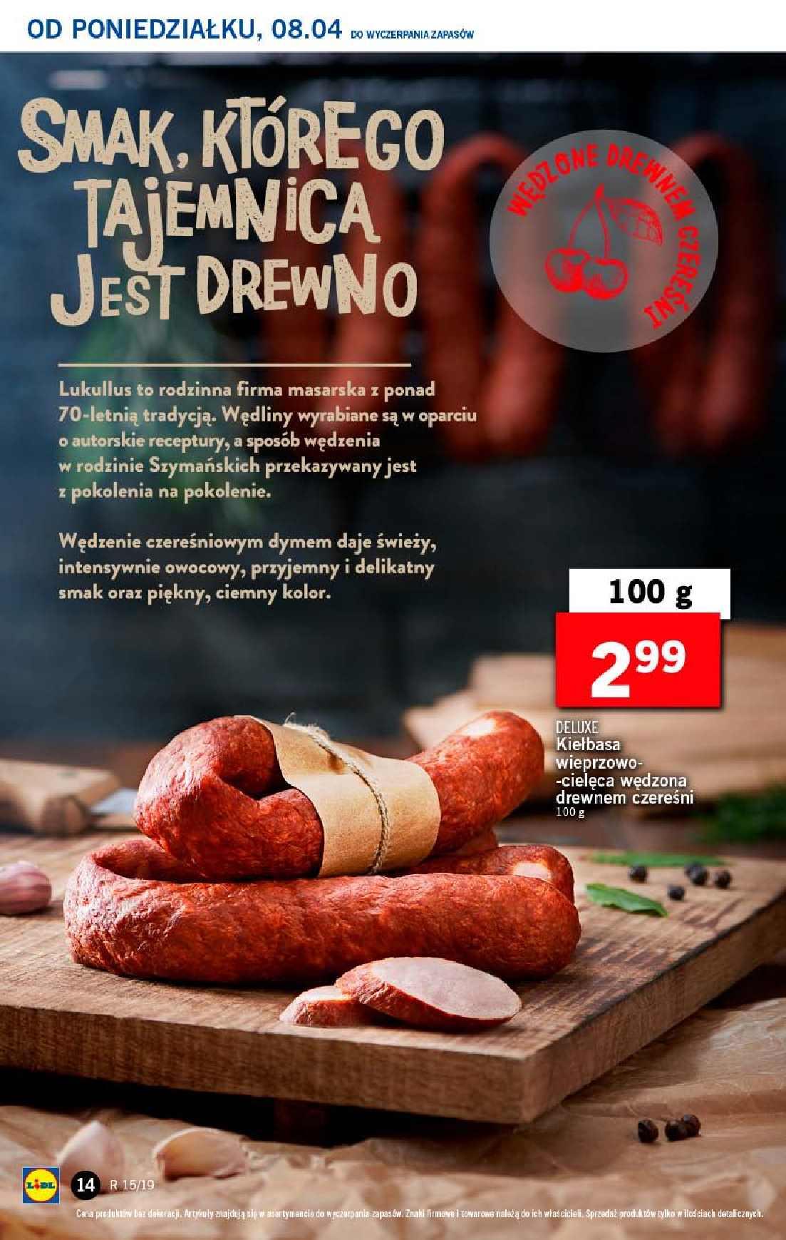 Gazetka promocyjna Lidl do 10/04/2019 str.14