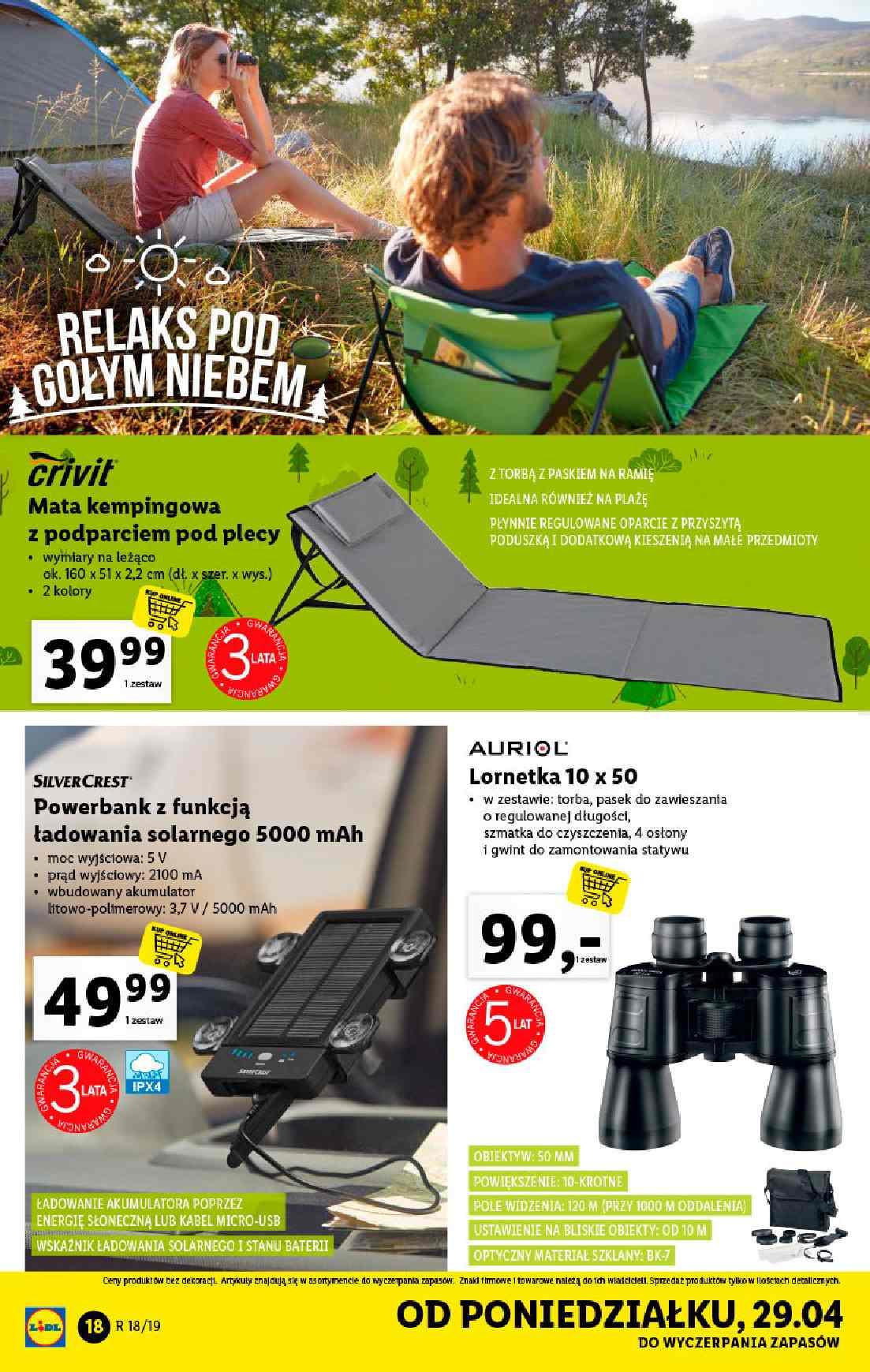 Gazetka promocyjna Lidl do 04/05/2019 str.18