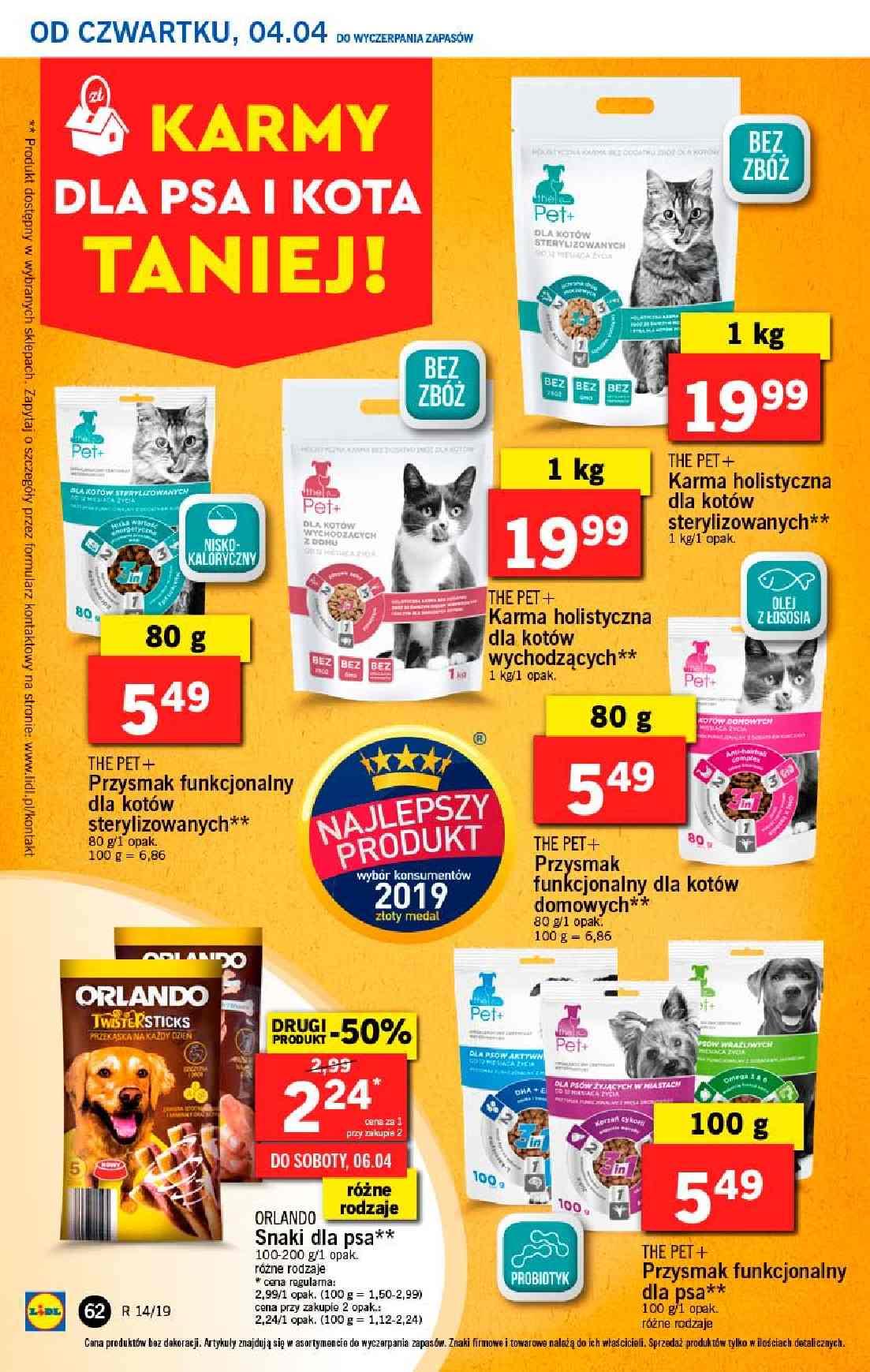 Gazetka promocyjna Lidl do 06/04/2019 str.62