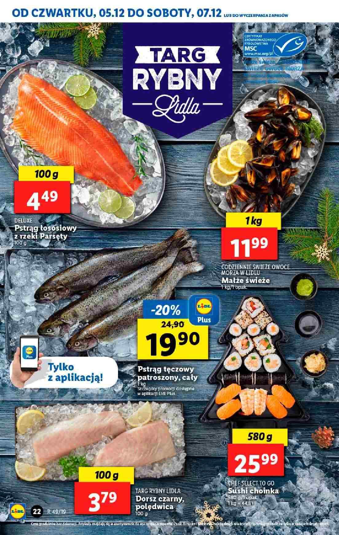 Gazetka promocyjna Lidl do 07/12/2019 str.22