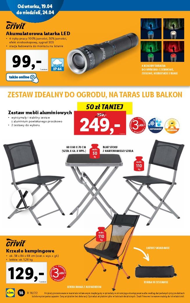 Gazetka promocyjna Lidl do 23/04/2022 str.18