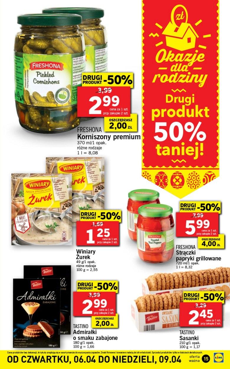 Gazetka promocyjna Lidl do 09/04/2017 str.15