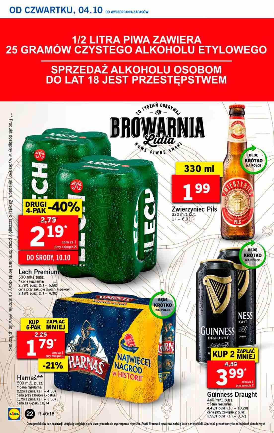 Gazetka promocyjna Lidl do 07/10/2018 str.22