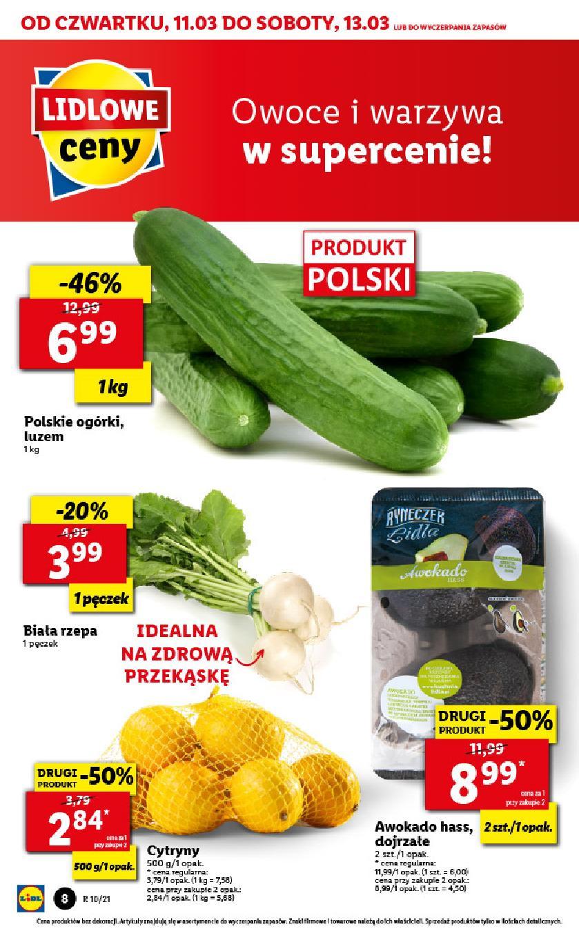 Gazetka promocyjna Lidl do 13/03/2021 str.8