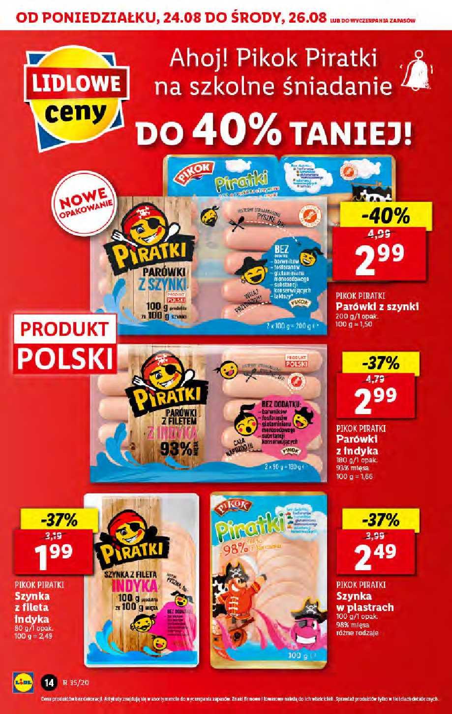 Gazetka promocyjna Lidl do 26/08/2020 str.14