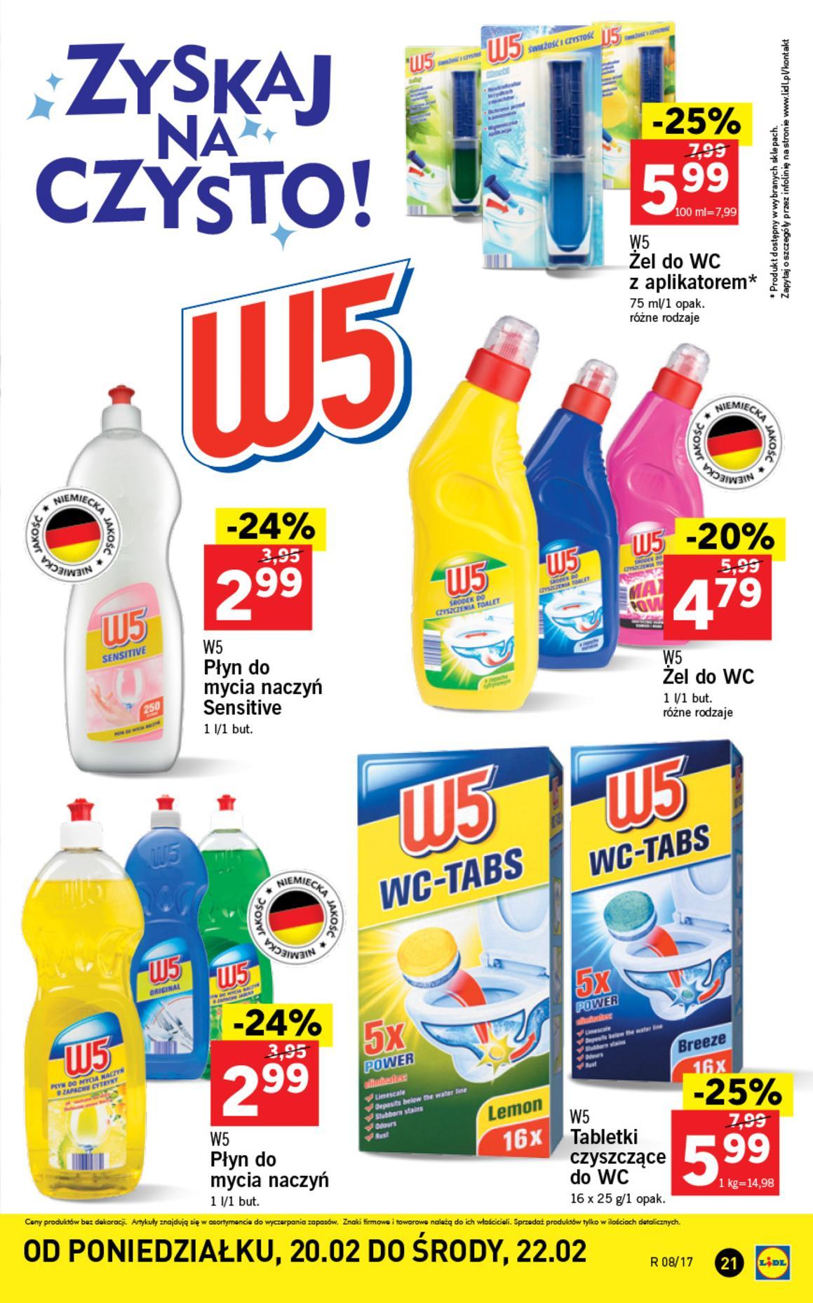 Gazetka promocyjna Lidl do 22/02/2017 str.21