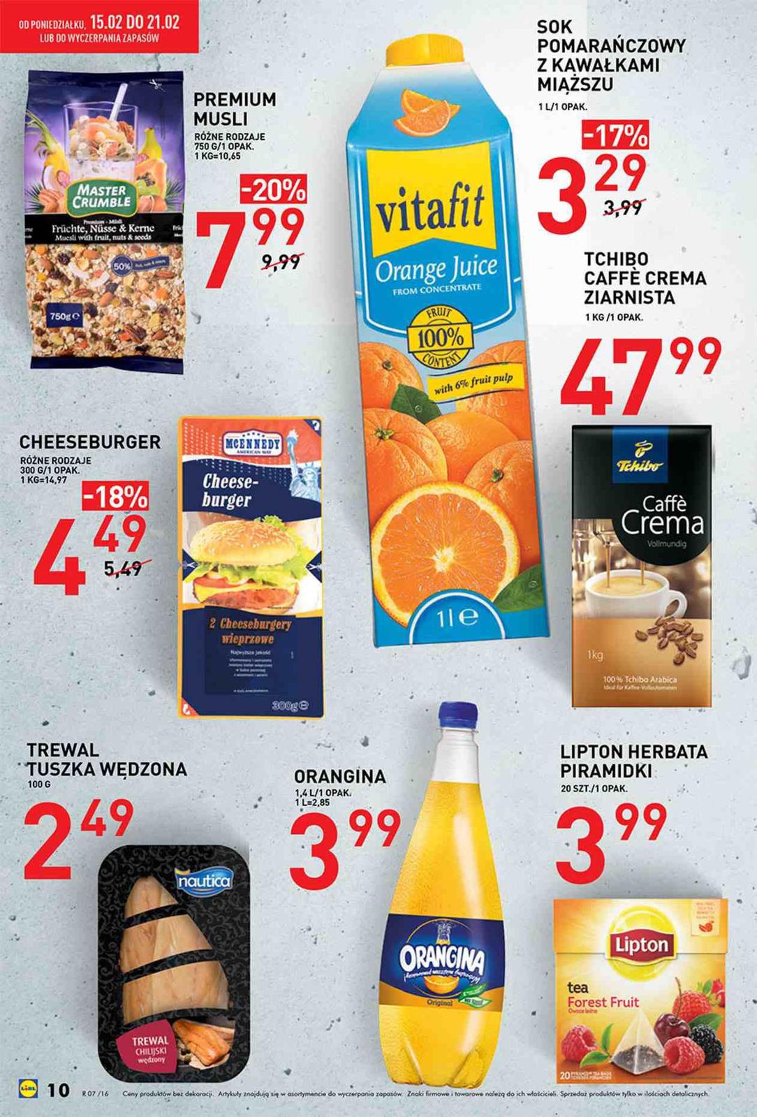 Gazetka promocyjna Lidl do 21/02/2016 str.10