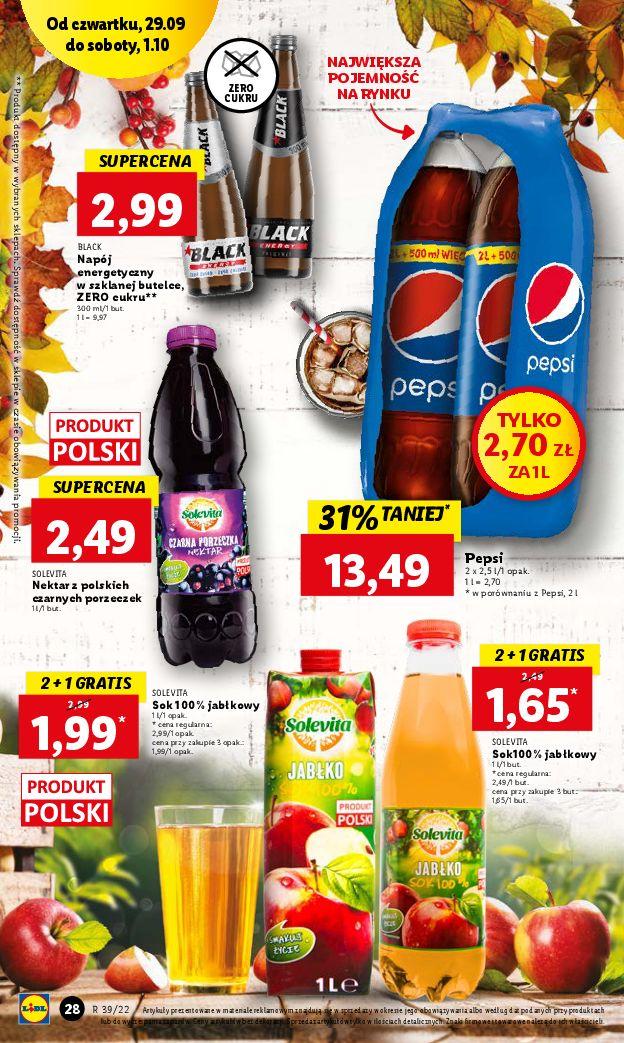 Gazetka promocyjna Lidl do 01/10/2022 str.28