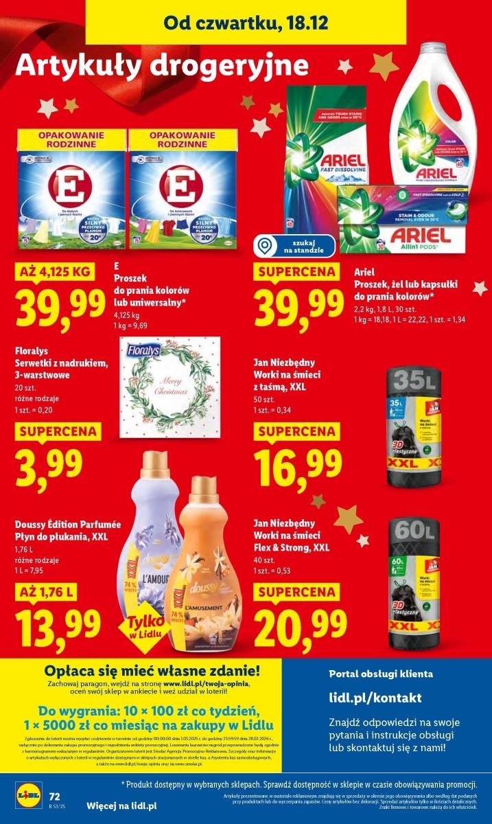 Gazetka promocyjna Lidl do 21/12/2025 str.72