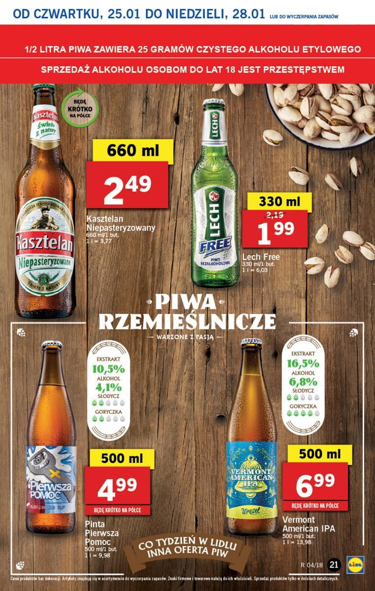 Gazetka promocyjna Lidl do 28/01/2018 str.21