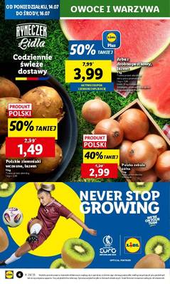 Lidl od poniedziałku