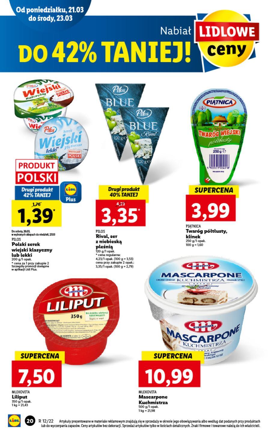 Gazetka promocyjna Lidl do 23/03/2022 str.20