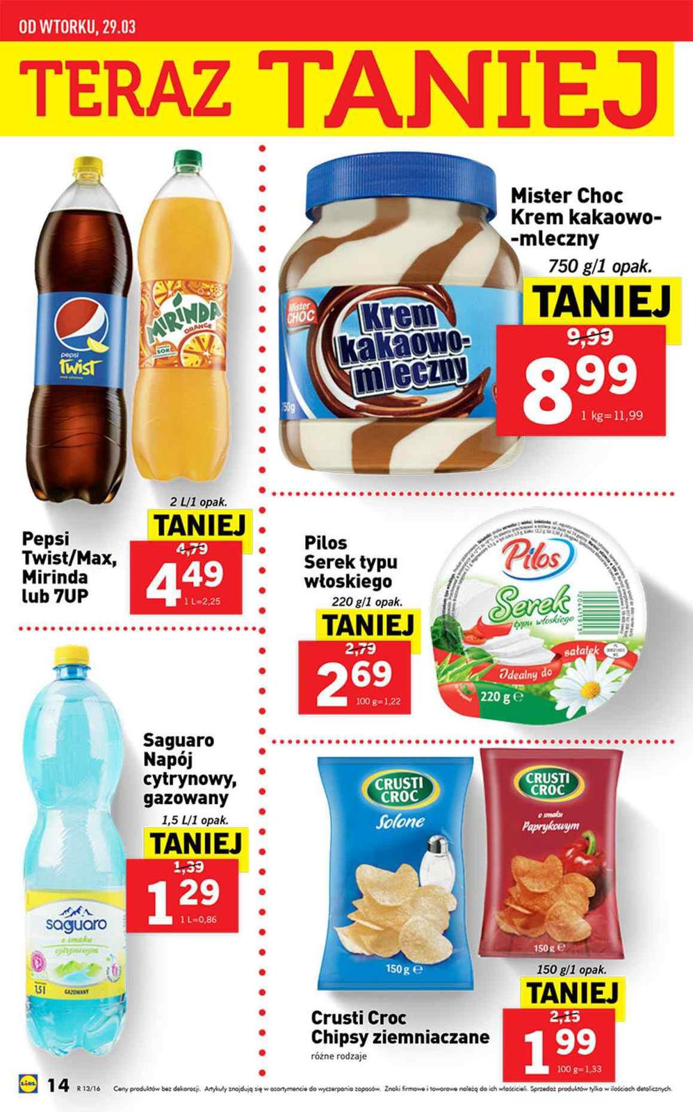 Gazetka promocyjna Lidl do 03/04/2016 str.14