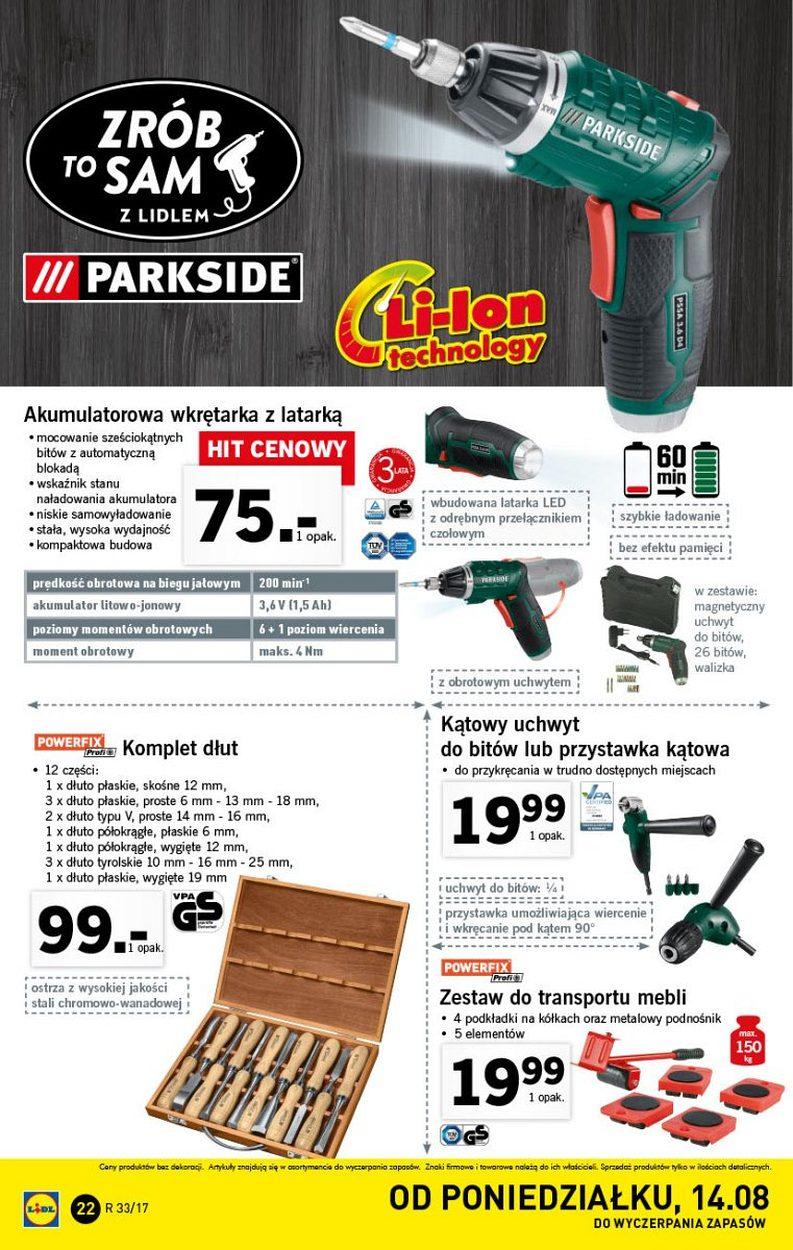 Gazetka promocyjna Lidl do 20/08/2017 str.22