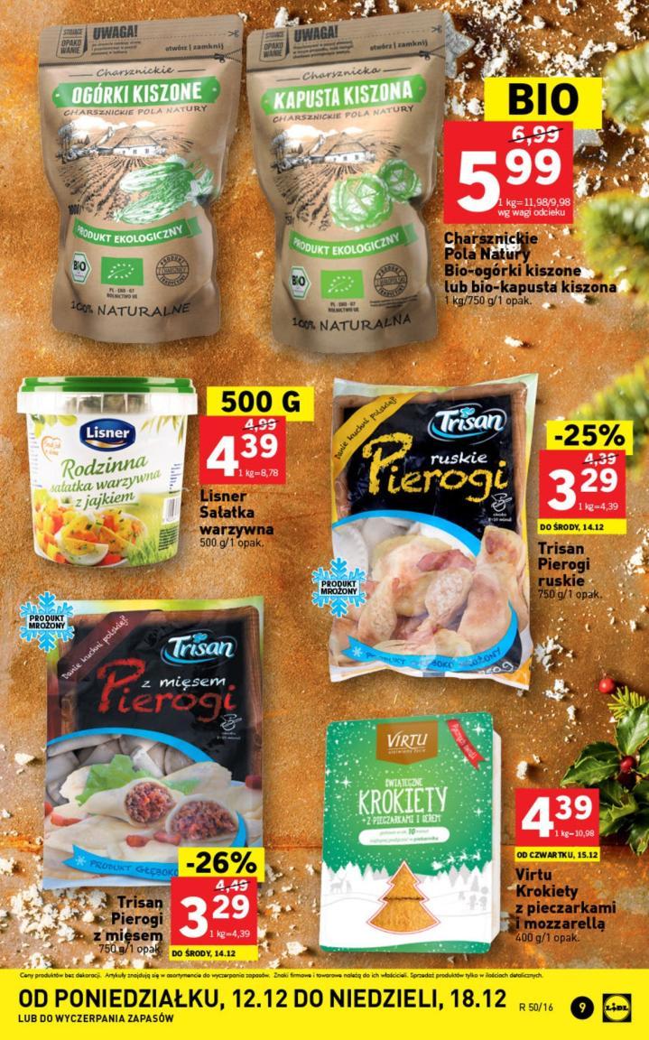 Gazetka promocyjna Lidl do 18/12/2016 str.9