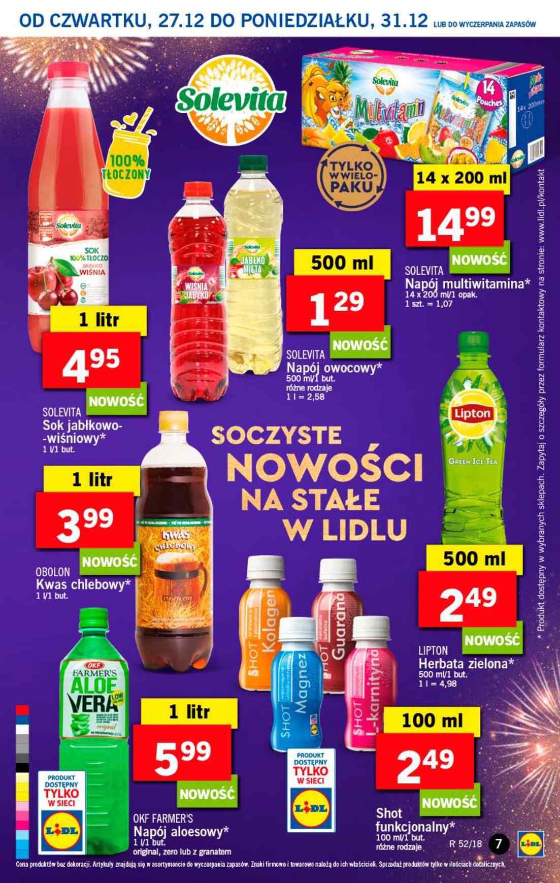 Gazetka promocyjna Lidl do 31/12/2018 str.7