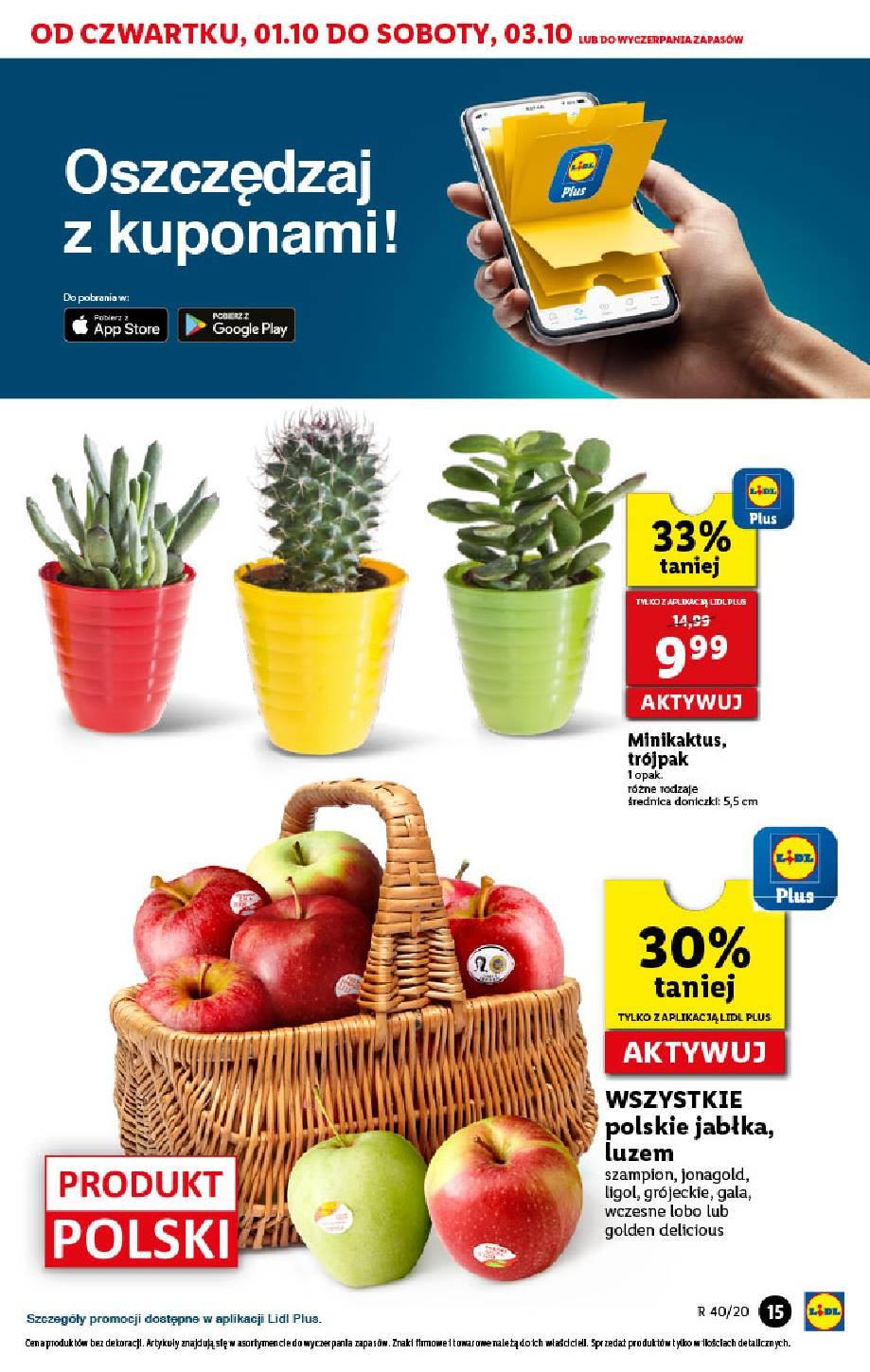 Gazetka promocyjna Lidl do 03/10/2020 str.15