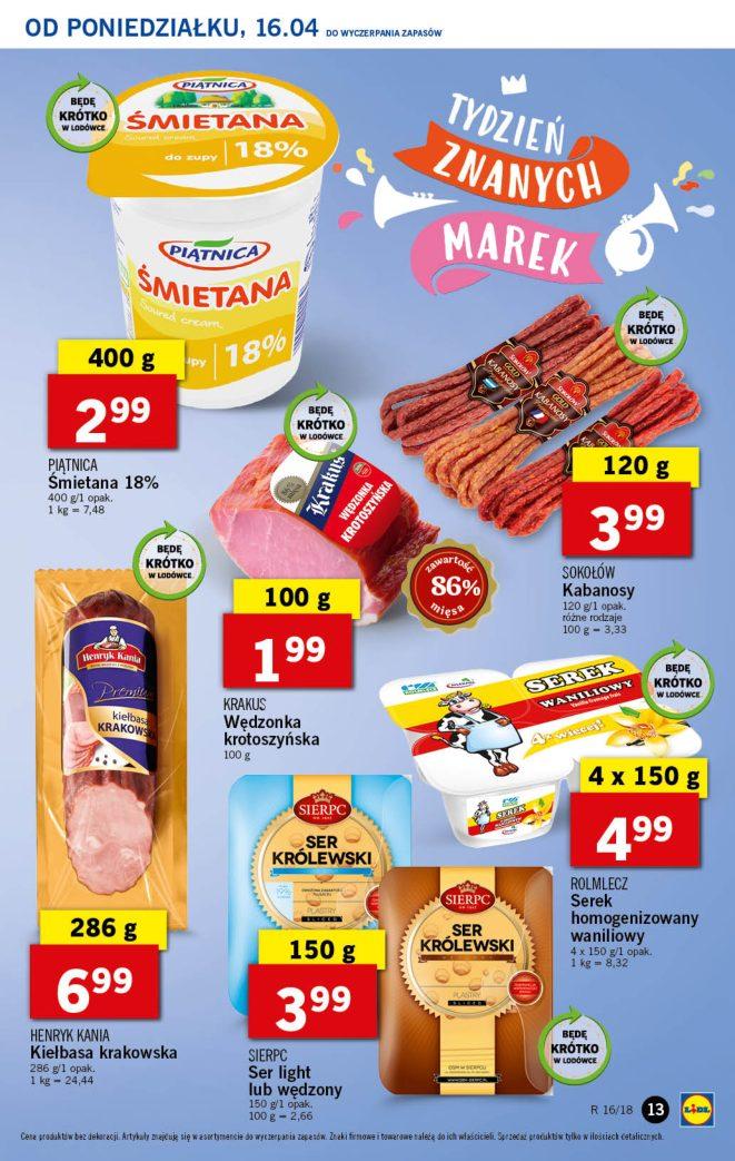 Gazetka promocyjna Lidl do 18/04/2018 str.13