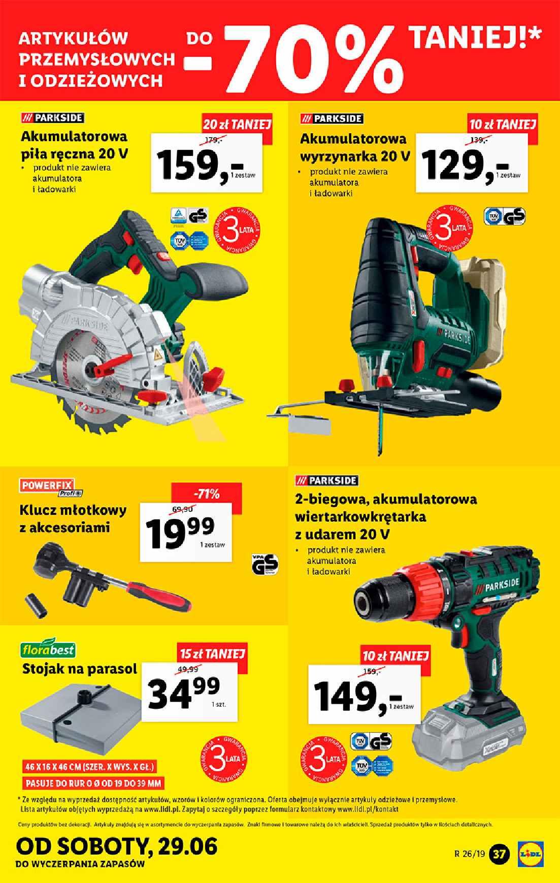 Gazetka promocyjna Lidl do 30/06/2019 str.37