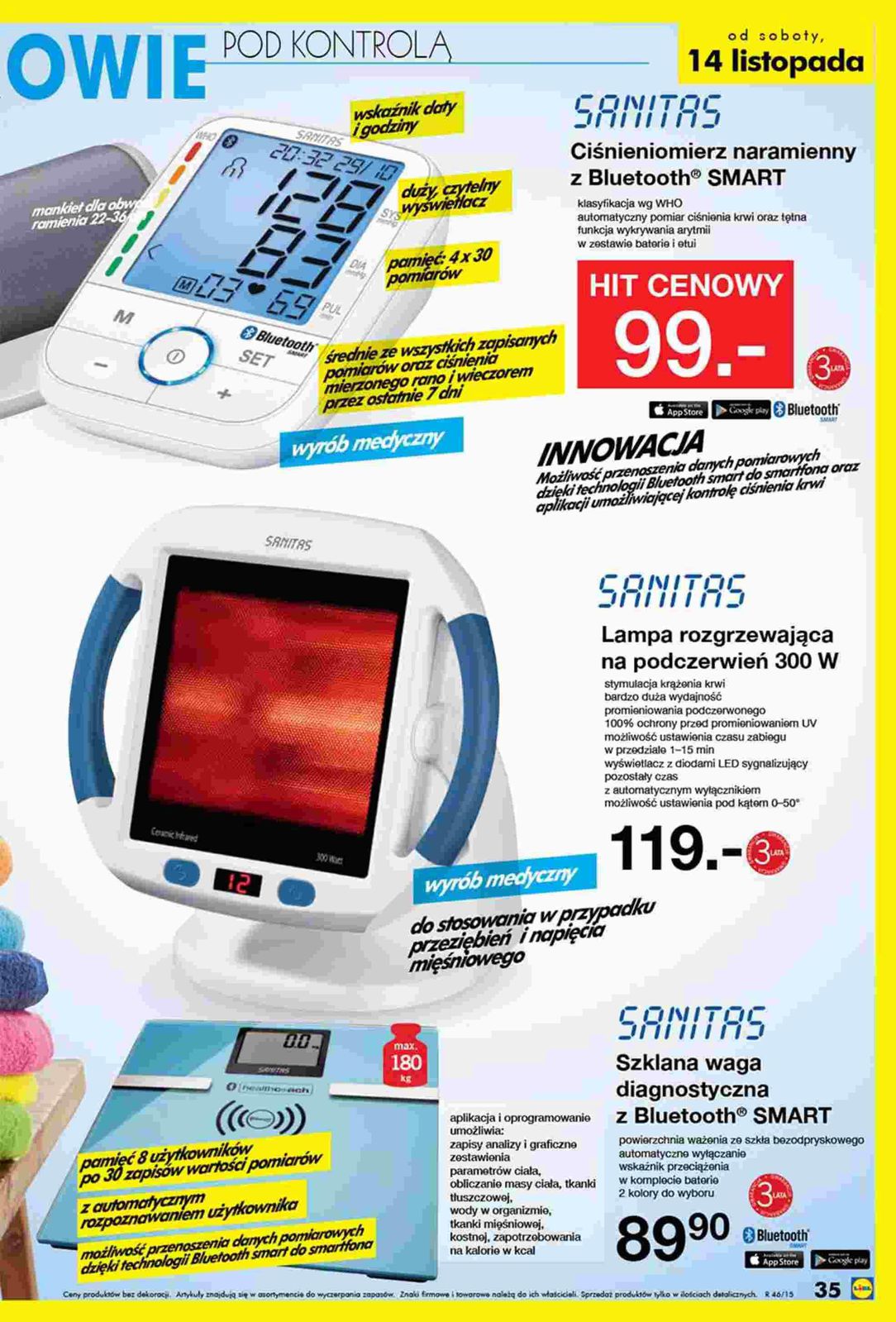 Gazetka promocyjna Lidl do 15/11/2015 str.35