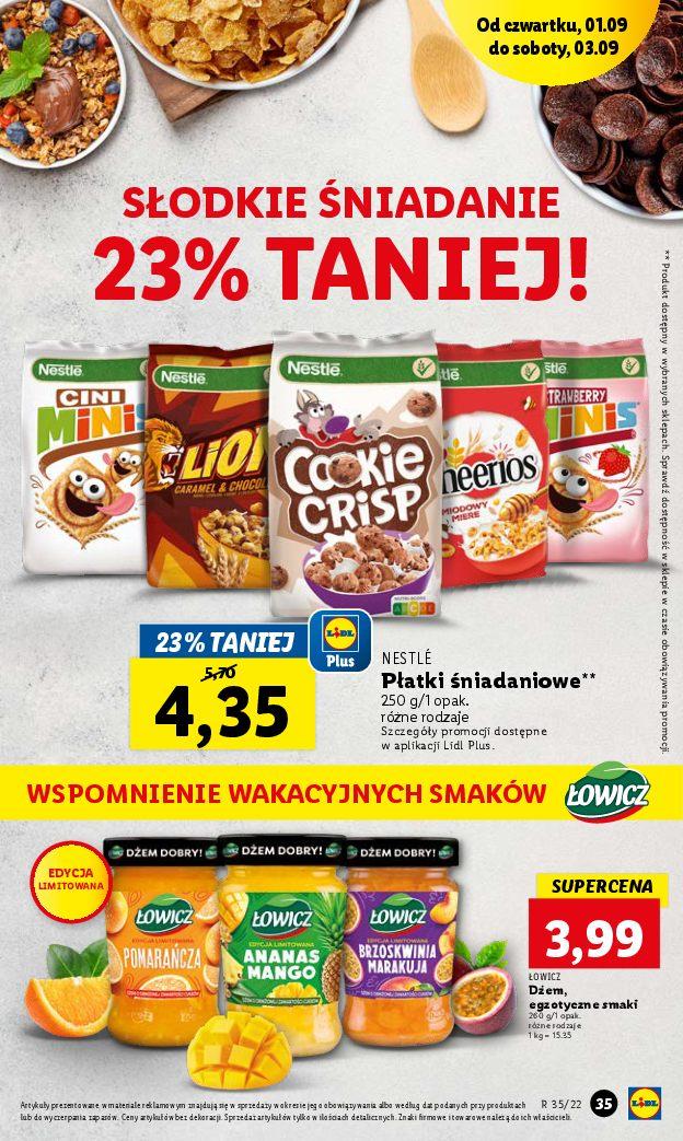 Gazetka promocyjna Lidl do 03/09/2022 str.35