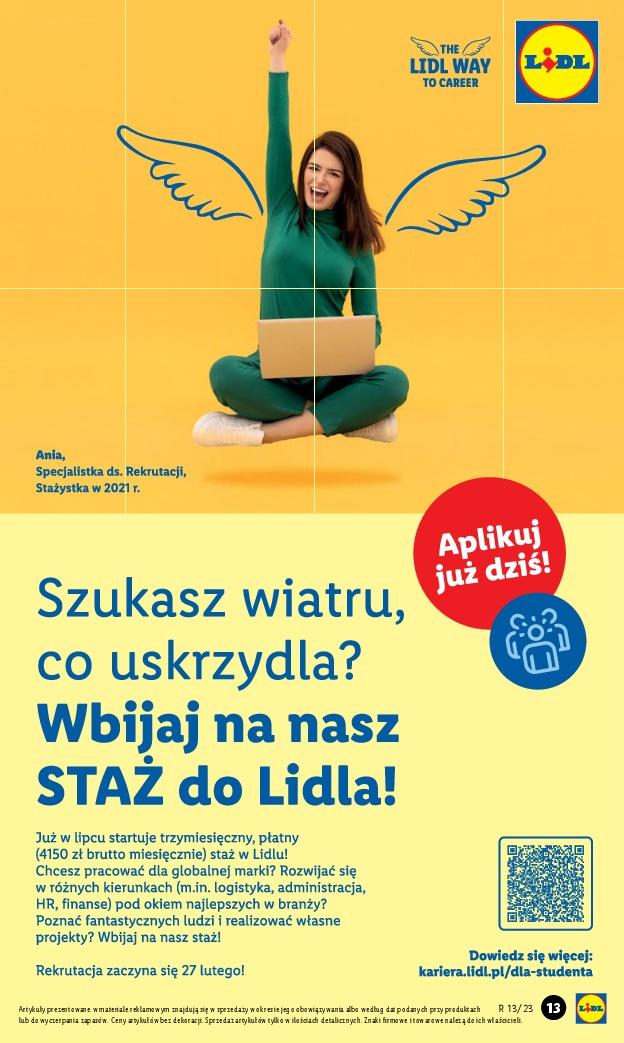 Gazetka promocyjna Lidl do 01/04/2023 str.13