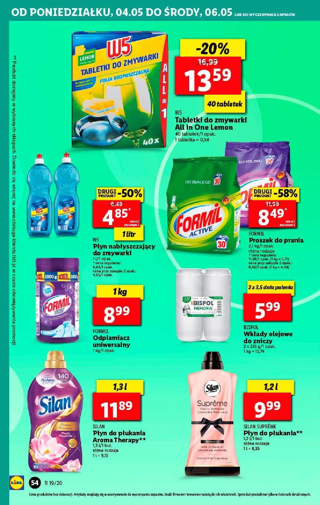 Gazetka promocyjna Lidl do 06/05/2020 str.54