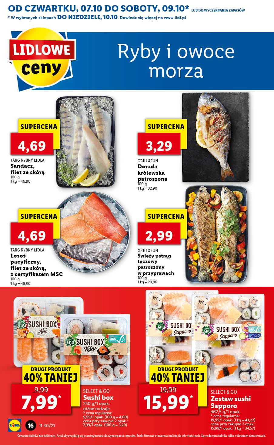 Gazetka promocyjna Lidl do 09/10/2021 str.16