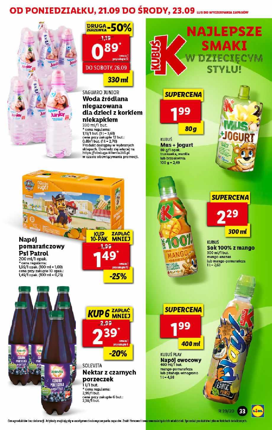 Gazetka promocyjna Lidl do 23/09/2020 str.33