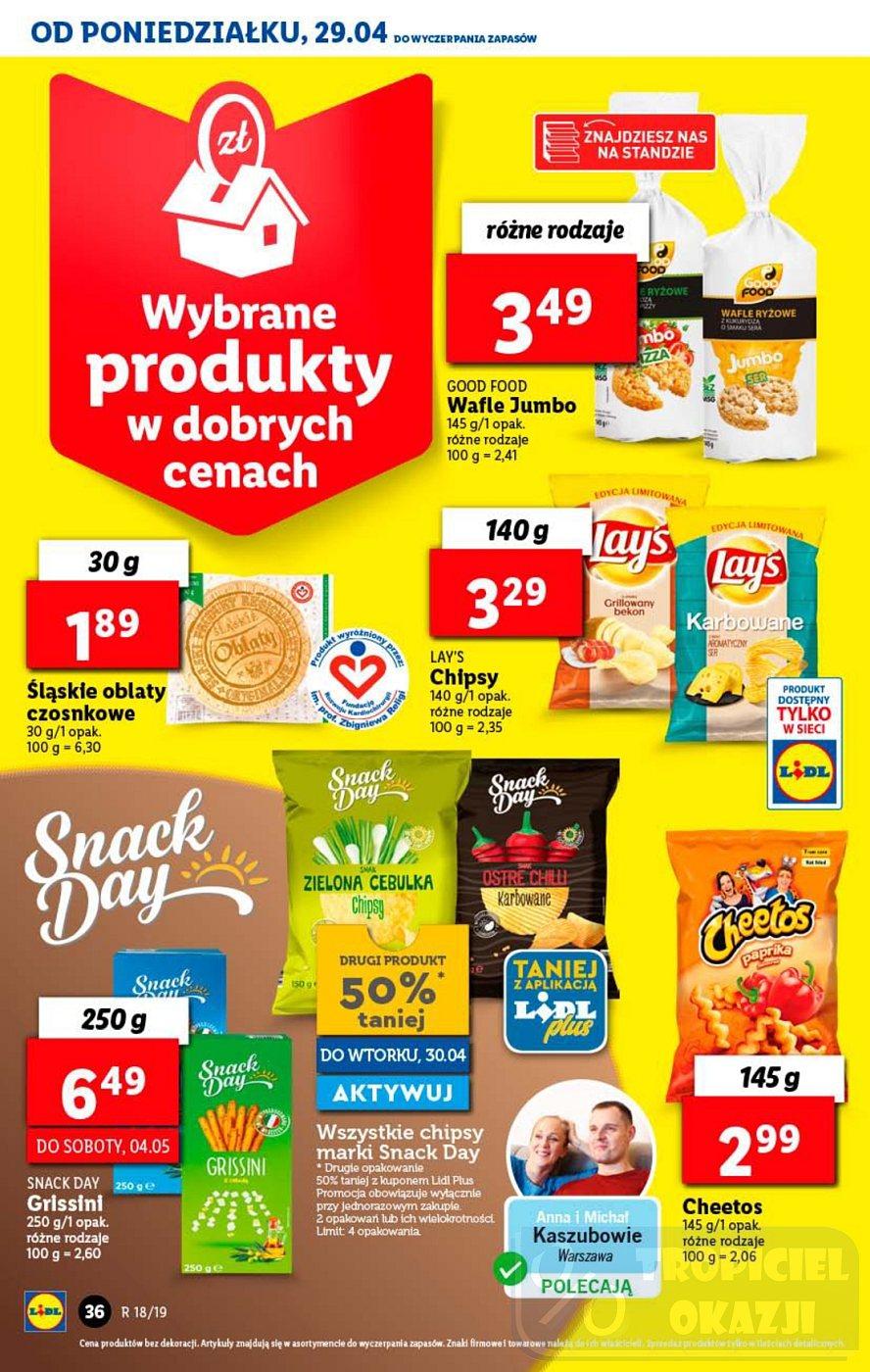 Gazetka promocyjna Lidl do 04/05/2019 str.36