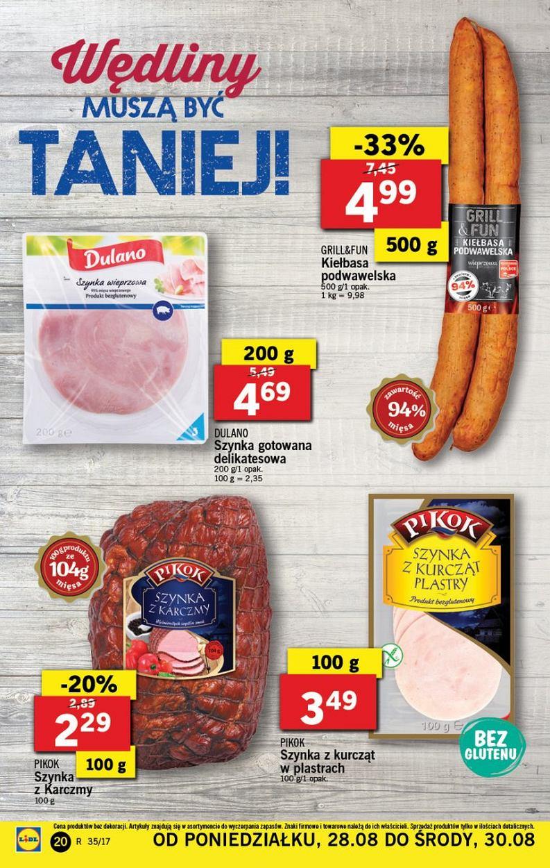 Gazetka promocyjna Lidl do 30/08/2017 str.20