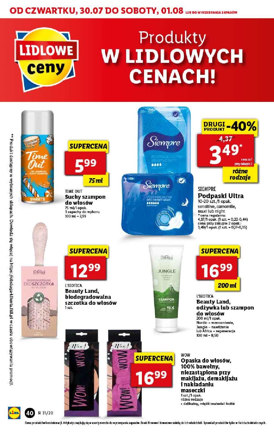 Gazetka promocyjna Lidl do 01/08/2020 str.40