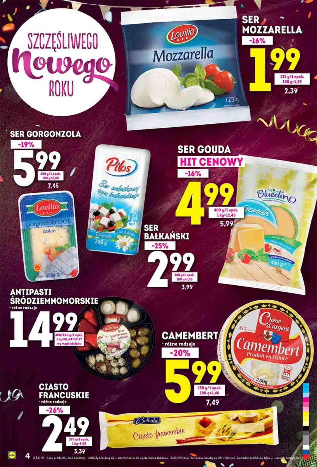 Gazetka promocyjna Lidl do 03/01/2016 str.4