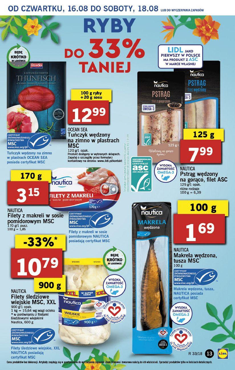 Gazetka promocyjna Lidl do 18/08/2018 str.13