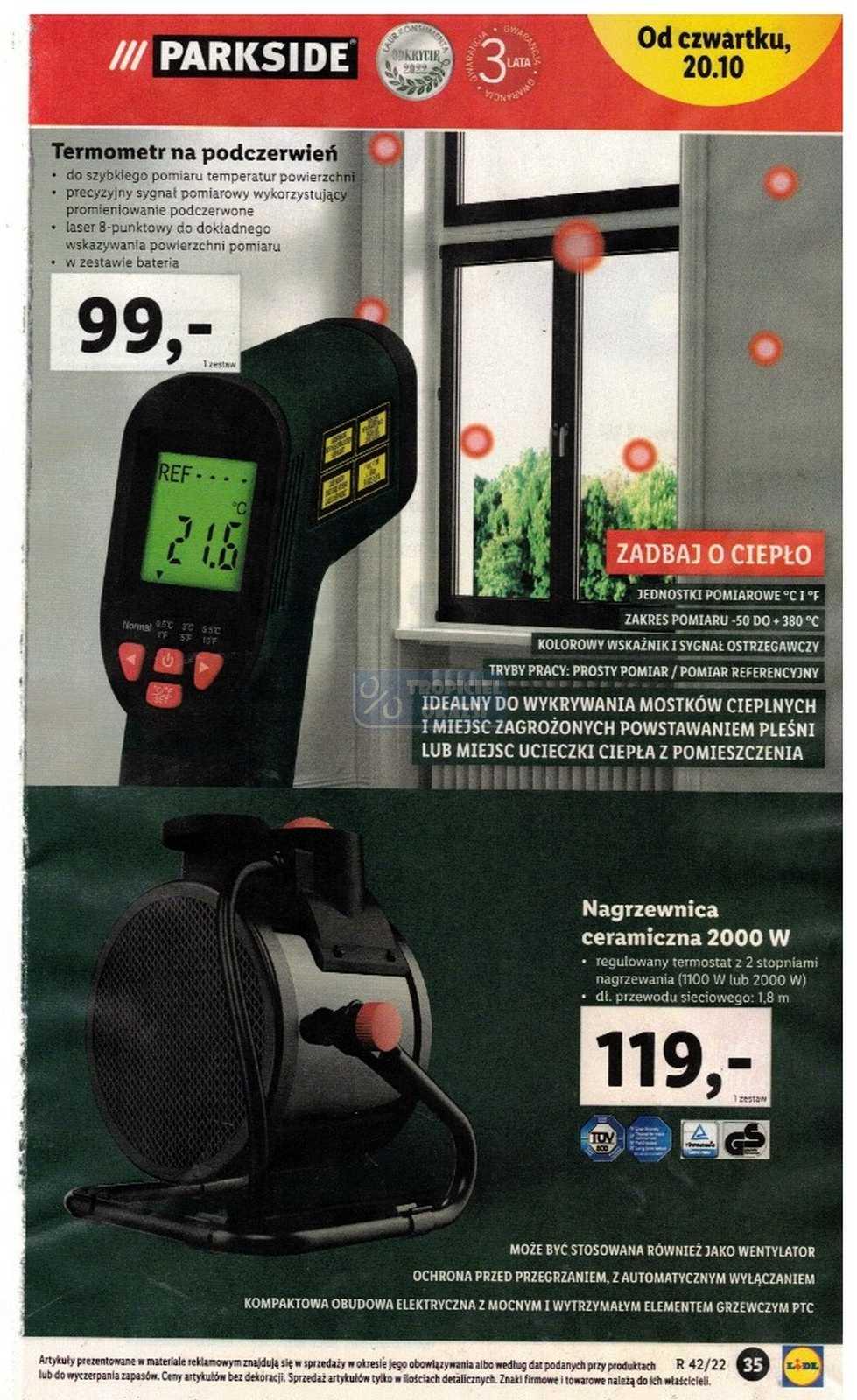 Gazetka promocyjna Lidl do 22/10/2022 str.35