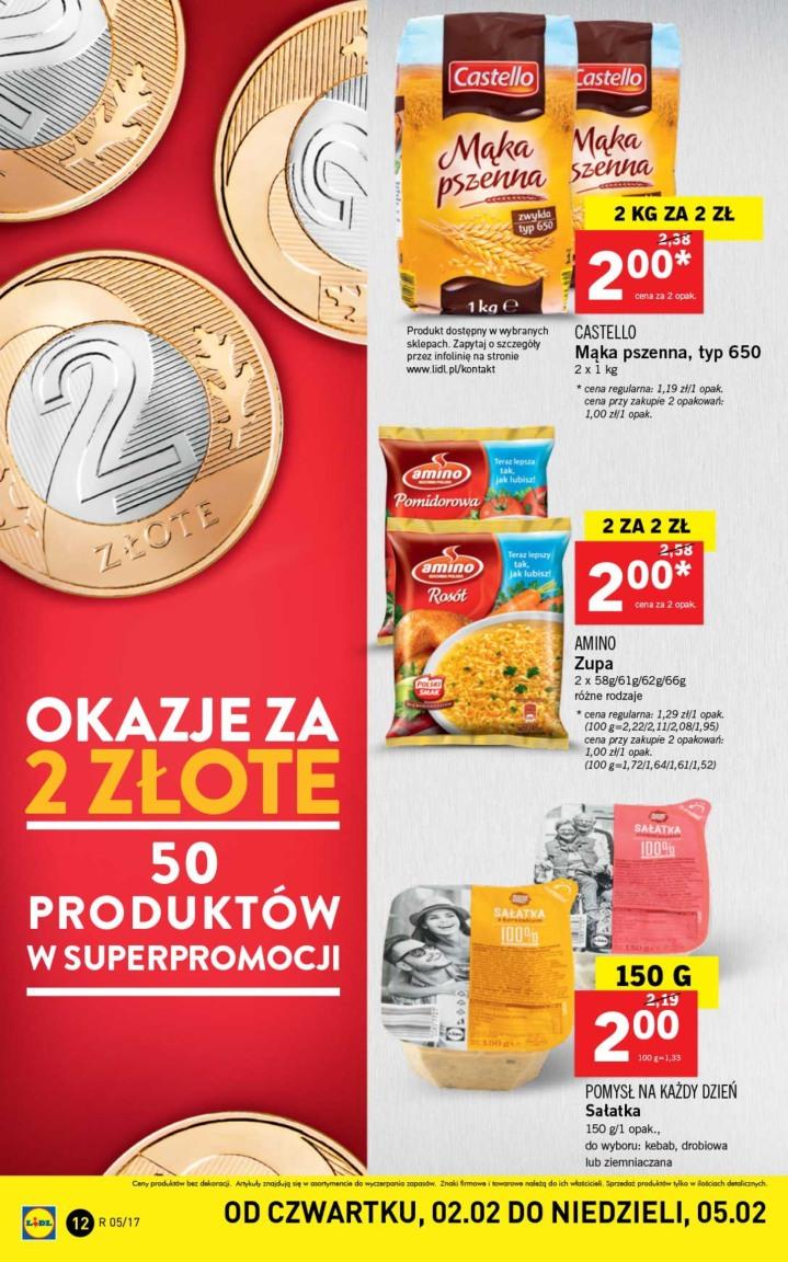 Gazetka promocyjna Lidl do 05/02/2017 str.12