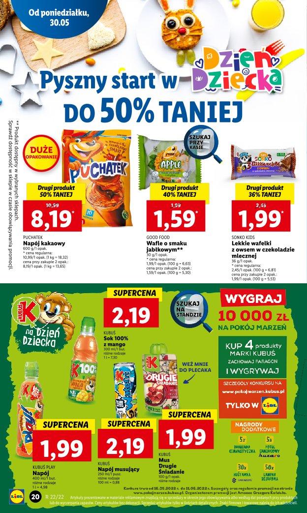 Gazetka promocyjna Lidl do 01/06/2022 str.20