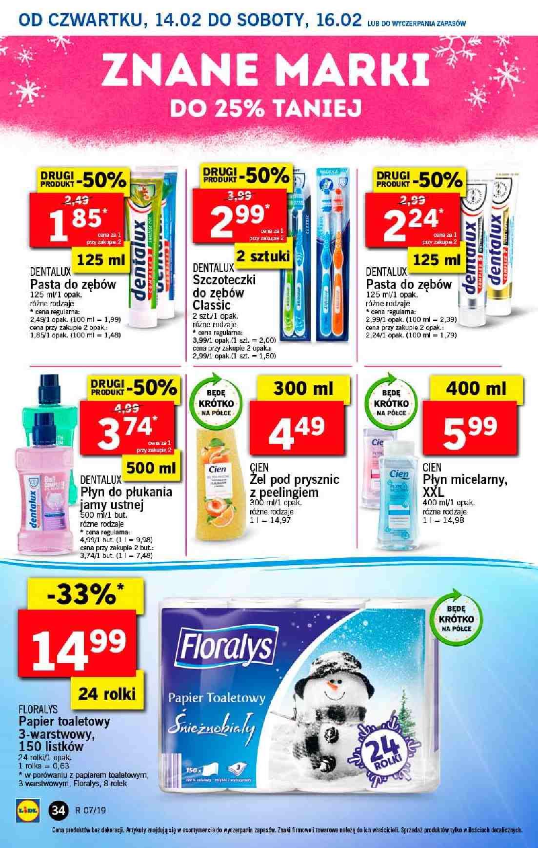 Gazetka promocyjna Lidl do 16/02/2019 str.34