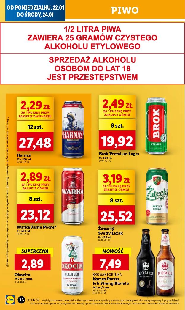 Gazetka promocyjna Lidl do 24/01/2024 str.40