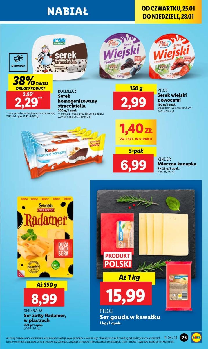 Gazetka promocyjna Lidl do 28/01/2024 str.25