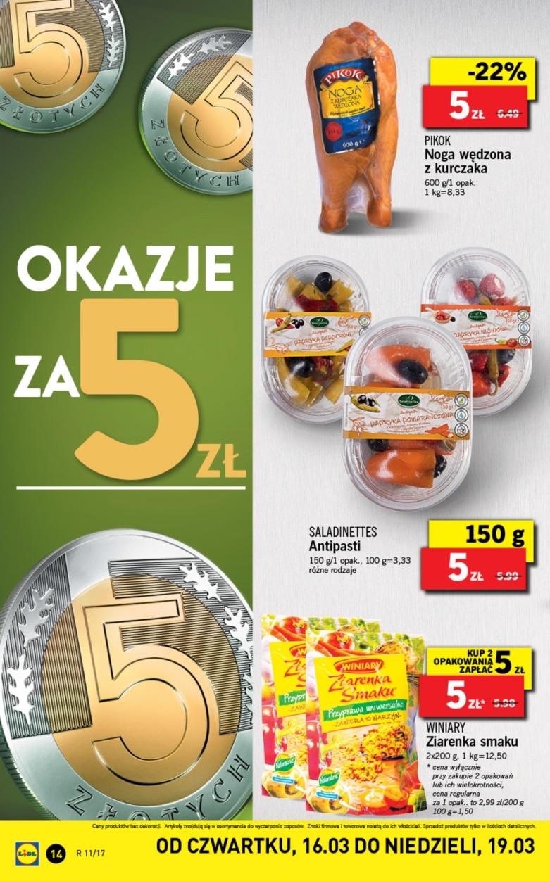 Gazetka promocyjna Lidl do 19/03/2017 str.14