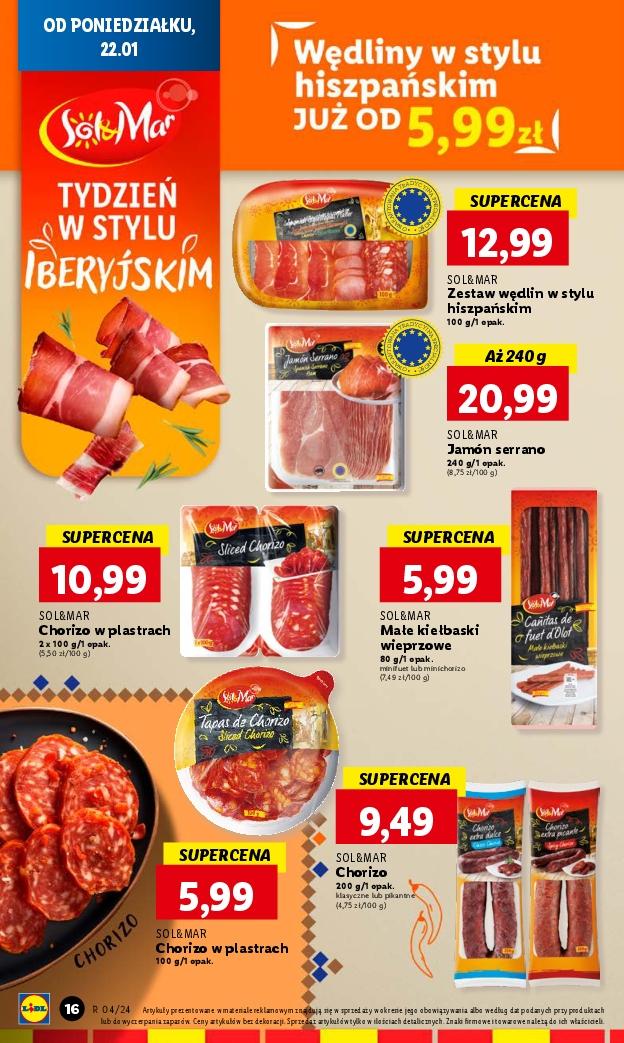 Gazetka promocyjna Lidl do 24/01/2024 str.16