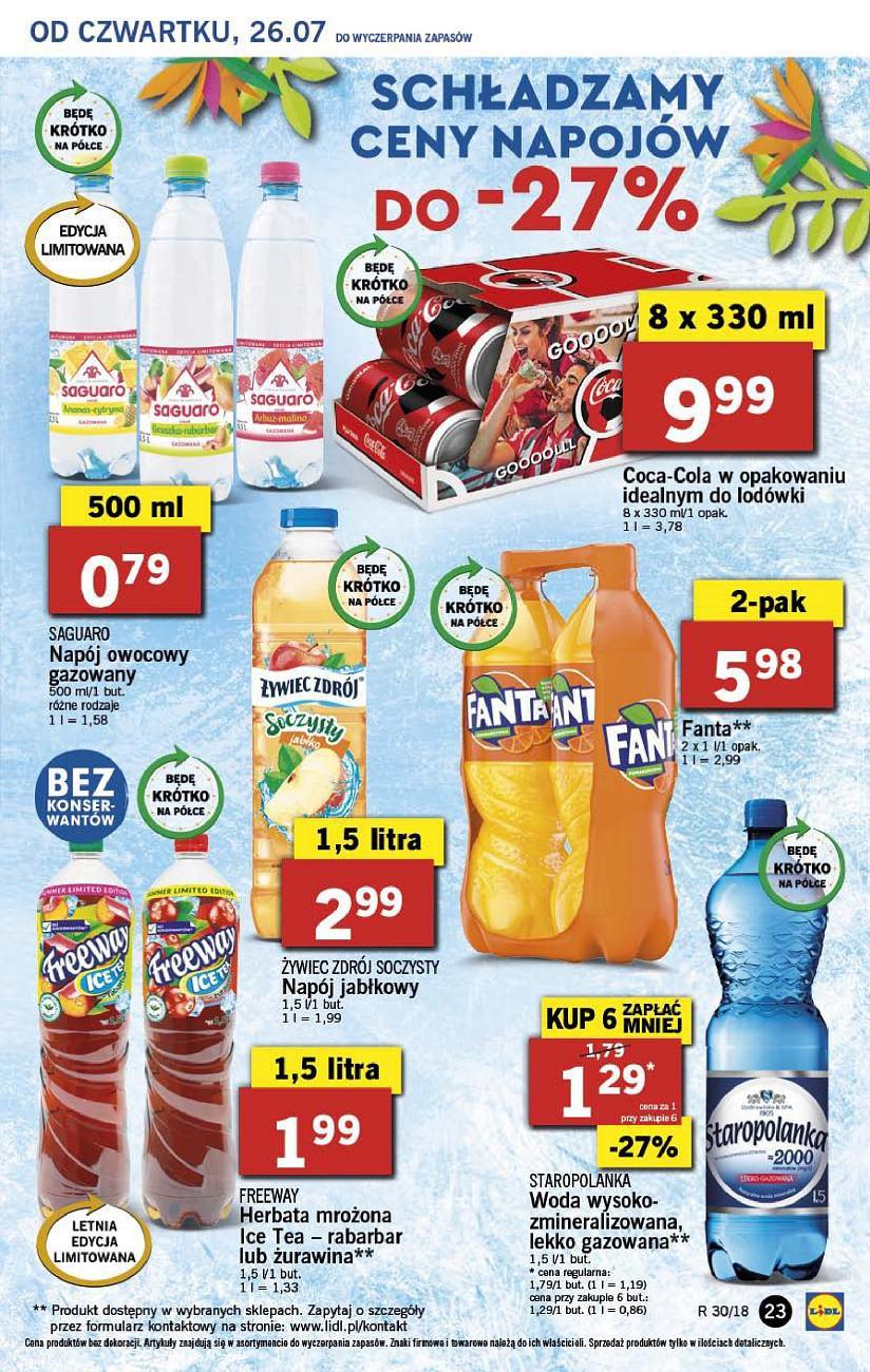 Gazetka promocyjna Lidl do 29/07/2018 str.23