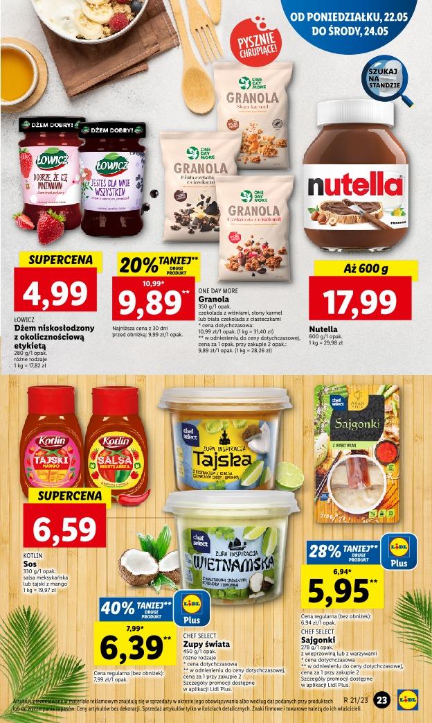 Gazetka promocyjna Lidl do 24/05/2023 str.23