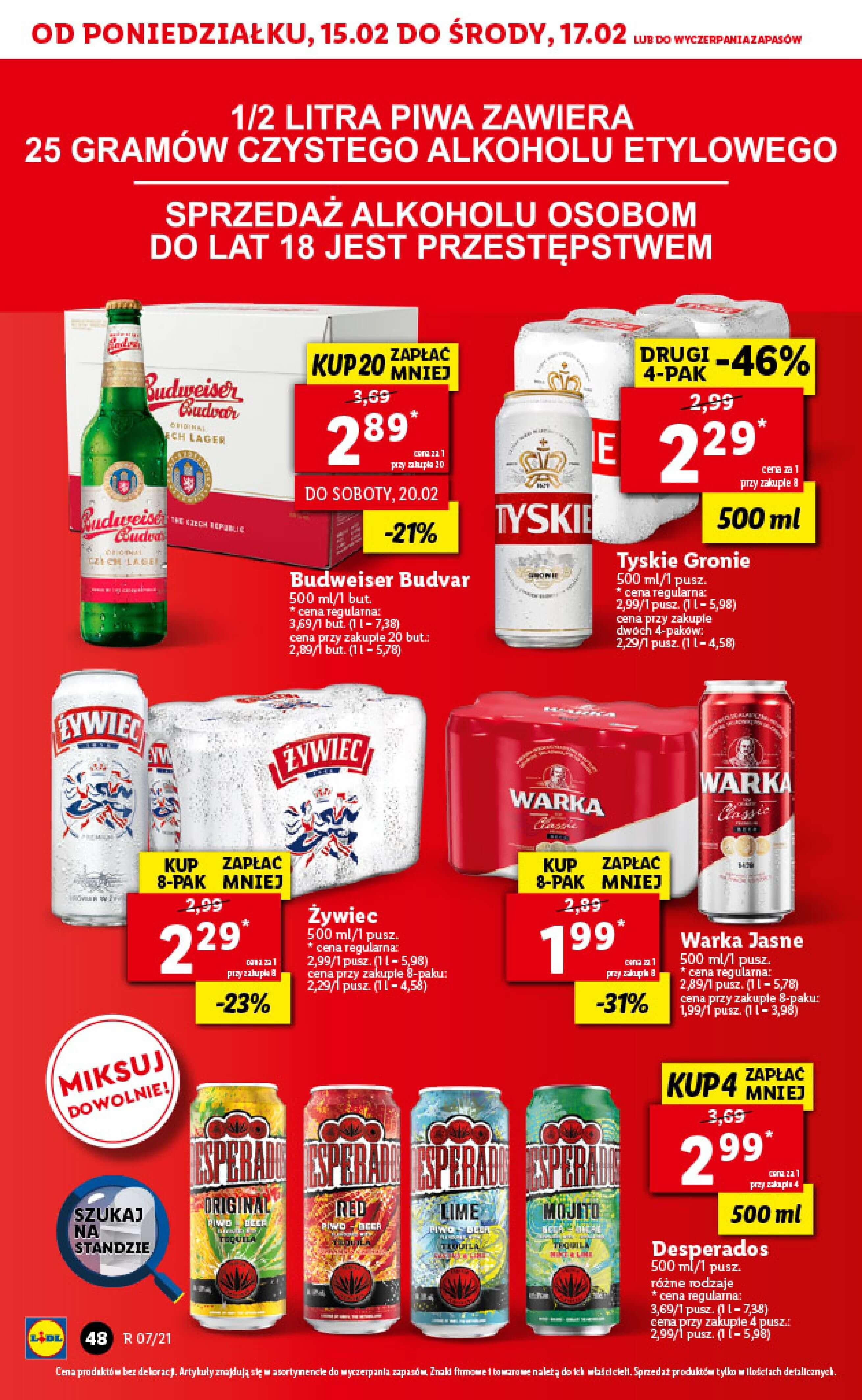 Gazetka promocyjna Lidl do 17/02/2021 str.48